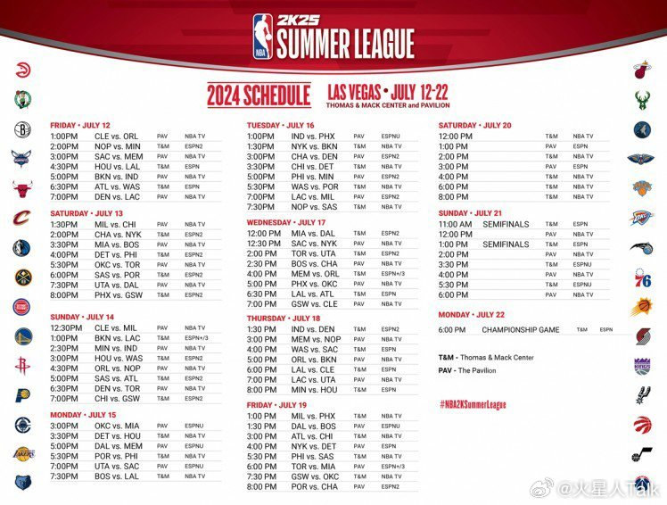 2026NBA火箭夏季联赛赛程，精彩赛事即将上演